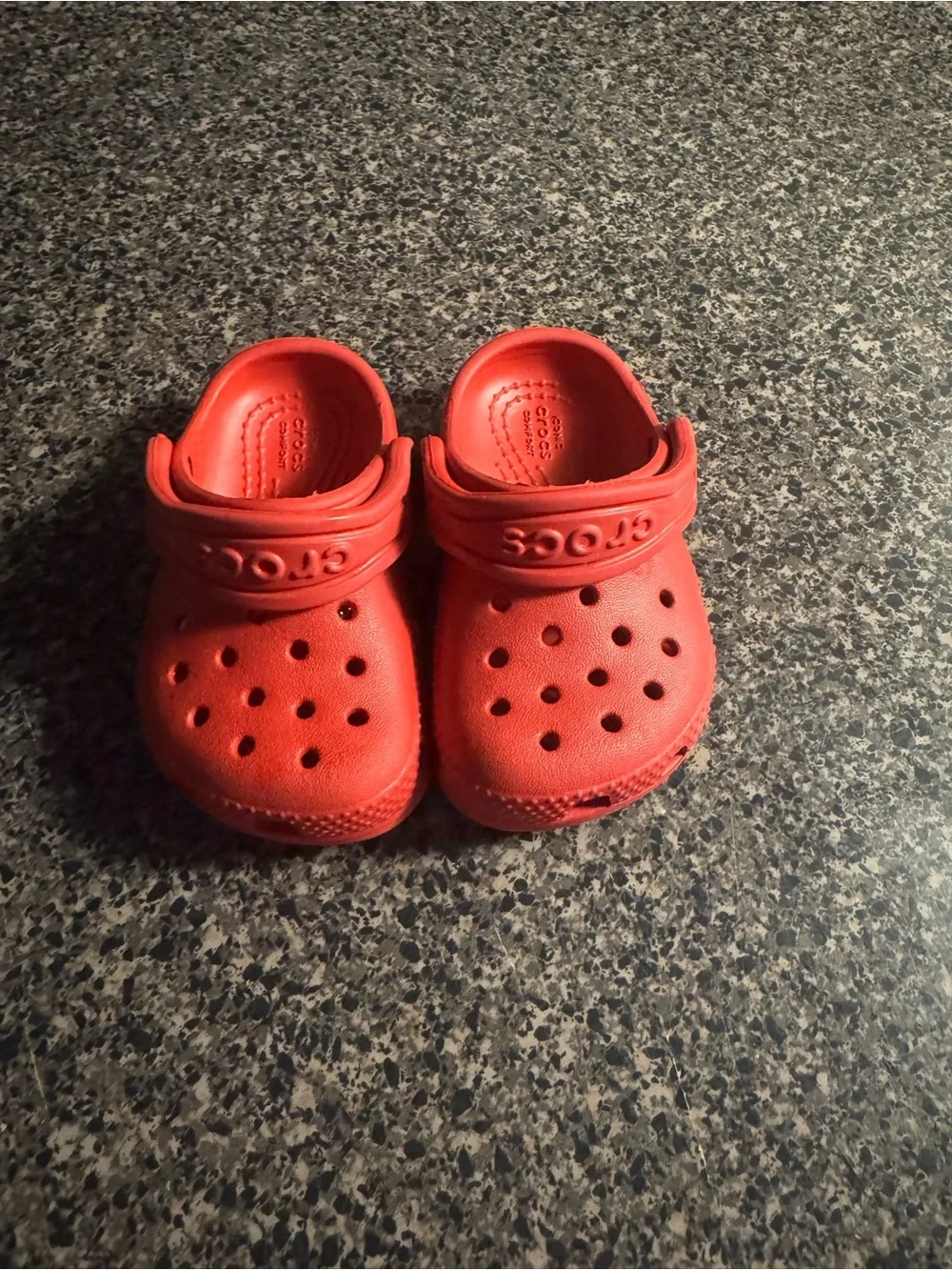 CROCS Baby Classic Clogs In Red Color Size C4